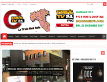 Tablet Screenshot of cafetv24.it